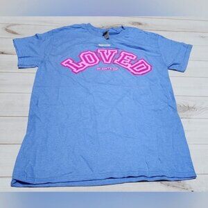 Loved In Spite of Short Sleeve Tee Small New Without Tags